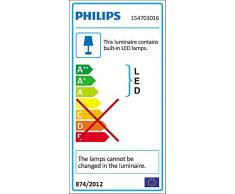 Philips Lighting Robin Lampada da Parete LED Up per Esterni Giardino, Nero