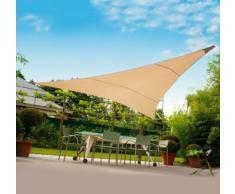 TENDA A VELA OMBREGGIANTE TRIANGOLARE 5 X 5 X 5 CM COL. ECRU VERDELOOK