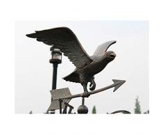 Z.L.FFLZ Segnavento Wind Vane Guida Segno Tetto Decorazioni Forniture da Giardino Artigianali in Metallo Rame Puro Aquila Modello .Decorazioni da Giardino