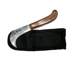 COLTELLO A RONCOLA APERTA 180 MM PROFESSIONALE COLTELLINO POTATURA ORTO GIARDINO