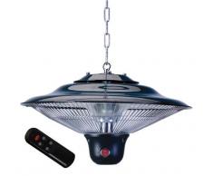 Stufa alogena sospesa da esterni riscaldamento con telecomando appendibile 50 cm di catena ideale per bar gazebo verande ombrellone