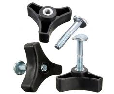 MDYNI 3 Pezzi Triangolo Maniglia Manopola Vite Bullone Tagliaerba Mano Fissaggio Dado Vite Kit Bullone Giardino Parti per Honda Macchina Tosaerba