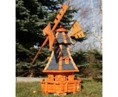 Vecchio Mulino a Vento Di Legno Fotografia Stock - Immagine di
