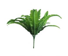 2 Pezzi 18 Teste Foglie Persiane Artificiali, Foglia di Felce Persiana Artificiale, Foglie di Felce Artificiale, Foglie di Arbusti Artificiali Simulazione Cespugli Verdi Per Casa Giardino Ufficio Vera