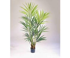 artplants.de Palma kenzia Artificiale, 192 Foglie, 200cm - Pianta Tessile/Albero Tropicale
