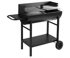 Bricoutlet - Barbecue a carbonella glasgow con 2 griglie di cottura in acciaio da 39,5x35,5cm