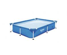 Bestway Steel PRO 56401 Piscina con Bordi Piscina Rettangolare 1200L Blu Piscina Fuori Terra