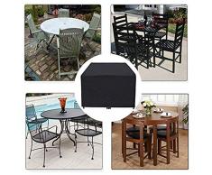 GZHENH-Copertura Mobili Giardino Telone Resistente allo Strappo Griglia for Barbecue Protezione Protezione della Neve Anti età Balcone, 32 Taglie (Color : Black, Size : 120×120×74cm)
