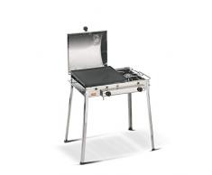 Barbecue Ferraboli, Ghisa Gas COMBINATO Inox Art.093