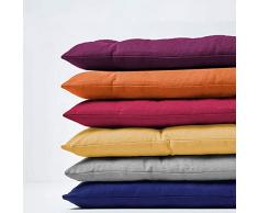 Xpnit - Cuscino per panca a 2 o 3 posti, per interni ed esterni, per panca da giardino, sdraio, dondolo e poltrona sospesa in vimini (100 x 40 cm, grigio)