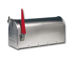 Burg-Wächter 891 W Cassetta Postale Americana con Bandiera Girevole, Bianco