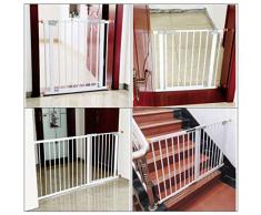 Cancelletto di Sicurezza Cancelli for Animali Domestici Scale Balcone Interno Ampio Autoserrante Gioco Cortile Camino Recinto Focolare BBQ Cancello Antincendio In Metallo Ampio Cancello Barriera Barri