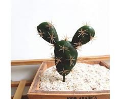 SUNMU, pianta grassa Artificiale, Cactus Verde, da scrivania, Creativa, Fai da Te N