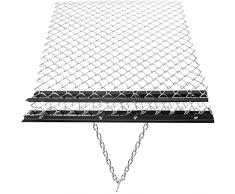 VEVOR Rastrello Livellatore per Prato Piastra da 4x5 Piedi, Catena 7 Piedi per Livella per Erba da Giardino in Acciaio Q235, Erpice Strumento Livellamento del Prato per Cortile, Giardino, Fattoria