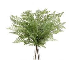 Piante artificiali Boston Felce Cespuglio di plastica foglie di felce persiana simulazione arbusti falsi per interni casa giardino composizioni floreali 48,3 cm di lunghezza 2 pezzi
