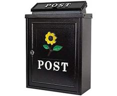 FANNISS Cassetta Della Posta,Cassetta Postale Americana Cassetta postale della villa in stile europeo, cassetta delle lettere impermeabile allaperto, cassetta delle lettere a parete, cassetta delle l