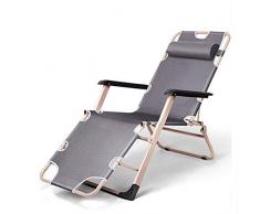 HAOLIN Sedie a Sdraio Giardino Mobili da Esterno Campeggio Portatile Siesta Schienale Pieghevole Bracciolo Sedia Letto Terrazza Tempo Libero Chaise Lounge,1
