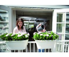 Elho Corsica Flower Bridge Vaso da Balcone Fioriera, Bianco, 58 cm