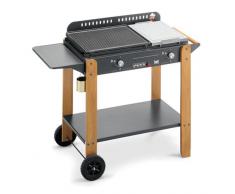 BARBECUE A GAS CON PIETRA NATURALE E PIASTRA GHISA 4,9 BST Art. 580 Saint-tropez