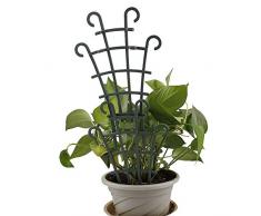 SH - Confezione da 6 graticci da Giardino per Piante rampicanti, 25,4 cm, in plastica, graticcio rampicante, per Verdure, Verdure, Fiori, Rose, cetrioli, Supporto