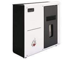 STUFA A PELLET CUORE CALDO DA SLIM 8 KW BIANCA