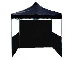 Media Laterale Tela Pieghevole Tenda 300 Centimetri Nero - Cablematic