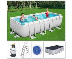 Bestway 56671-2 Piscina Fuori Terra Power Steel da 488x244x122 cm