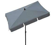 Aktive Ombrellone da balcone rettangolare 200 x 120 cm/colore: grigio, 85089