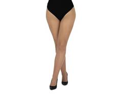 LORES Collant da donna Plus Size con controllo della cellulite a compressione graduata Semi velato Collant 40 DEN Cosce Fianchi modellante Edera, Visone, 3XL