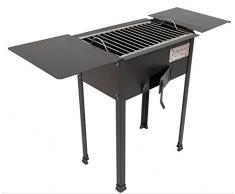 CRUCCOLINI BA1-X Barbecue Elba a Carbone, Nero, 87x30x60 cm