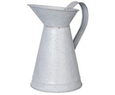 Esschert Design - Annaffiatoio per Piante, in Metallo zincato, Dimensioni: Circa 19 x 12 x 20 cm, Colore: Grigio