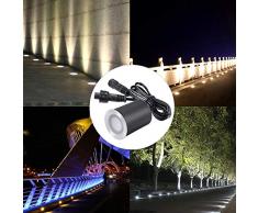Lixada 3,2 V 0,2 W Mini Faretti Incasso Ricarica Solare LED Lampada da Giardino传感IP65 Impermeabile per Giardino Percorsi Metropolitana Pavimento Bagno 8PCS / 6PCS