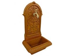 Fontana lavabo Fontana del Ferro Grate Fontana a Muro Verde Stile Antico 66cm