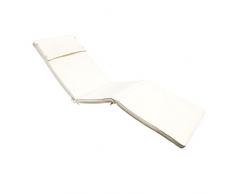 CUSCINO PER LETTINO SFODERABILE IMPERMEABILE ESTERNO COLORE ECRU' CU805670