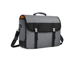 CURMIO Borsa da Viaggio per Kit Barman per Bottiglie di Vino, Borsa a Tracolla per Set di Strumenti da Bar, Perfetta per Feste allaperto in Giardino, Grigio (Solo Borsa)