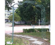 JKGHK Arco per Rose,Arco da Giardino retrò alla Moda, Arco Arbor di Piante Rampicanti Autoportanti in Ferro Battuto, Pergola nel Padiglione Esterno più Resistente alle Intemperie
