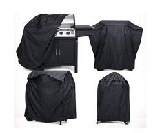 Copertura Protettiva Coperture Per Mobili , Migliora La Tenda Antipioggia Per Barbecue Giacca Antipolvere Per Barbecue Nero Imbottito Impermeabile / Polvere / Crema Solare Adatto Per Esterni All'aperto / Balcone / Tavolo,Black,152*53*96Cm
