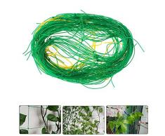 Shihao159 Rete a graticcio in Nylon, utile per rampicanti per Fagioli, Fiori, Viti, Petunia, Rete Verde, Rete per Piante in Vaso e Uccelli