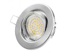Faretto ad Incasso Set Led | GU10 3W Bianco Freddo 230V | Illuminazione ad Incasso (Bianco Caldo)