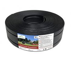 Replast Bordo per prato in plastica in rotolo da 25 m, per giardino, da 125 x 4 mm (etichetta in lingua italiana non garantita)