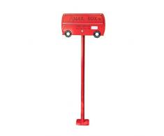 GJX-cassetta della posta Car Styling Americana Posta Elettronica, Fotografia Decorativi Puntelli Letter Box Esterno Posta Elettronica Impermeabile (Color : Red)