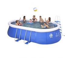 WARM ROOM Piscina, Piscina per Bambini per Adulti Piscina privata Ovale di Grandi Dimensioni, Protezione Esterna per LEstate,310 * 200 * 80cm