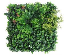 EIIDJFF Siepe Artificiale per Balcone Piante Artificiali Decorazione Tropicale Decorazioni per la casa Parete Artificiale Erba Forniture da Giardino Parete vegetale Finta Pianta Finta