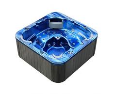 Bagno Italia Minipiscina Idromassaggio 215x215 cm 52 getti aria e acqua vasca da esterno per 5 persone