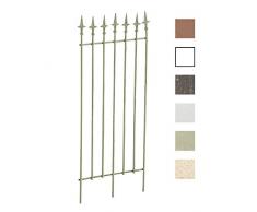 CLP Griglia per Piante Rampicanti Elisa in Metallo I Recinzione Rampicanti 100x50CM I Graticcio per Fiori Stile Rustico, Colore:Antico-Verde
