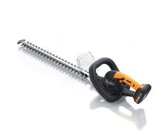 Brandson - Tagliasiepi a Batteria 18 V - Decespugliatore - Rasaerba Tagliaerba - Spessore di Taglio 19 mm - con Batteria da 2 Ah - Protezione Mani - Modello 303451 - Nero
