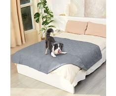 Kritter Planet Coperta impermeabile per cani e gatti, resistente alle urine, lavabile, 203 x 152 cm