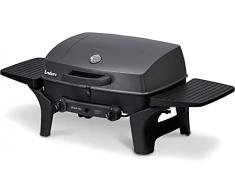 Enders Urban PRO Griglia per barbecue - Funzione Grill e Cottura - 2 bruciatori in Acciaio Inossidabile - Griglia con termometro - Per Balcone, Campeggio - Corpo in Alluminio Fuso + Coperchio #206033