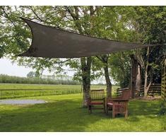 Eurotrail ombra vela con set di montaggio (3,6 x 3,6 x 3.6mtr), nuovo
