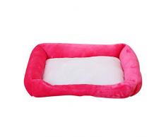 Cuccia Cane Caldo Interno Cuscini Per Cani Divano Letto Per Cane Gatto Pet Animali Rosso L